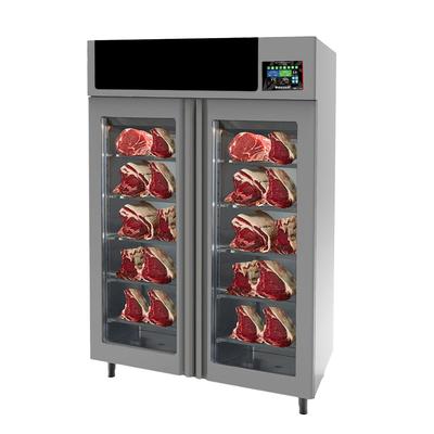 Omcan 41187 Maturmeat 200 Meat Aging Cabinet - 440lb Load Capacity, 220v, Stainless Steel