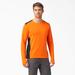 Dickies Men's Temp-Iq® 365 Long Sleeve Pocket T-Shirt - Neon Orange Size 2Xl (SL620)