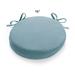 16" Sunbrella Round Seat Cushion - Knife Edge, Knife-Edge/Horizon - Grandin Road