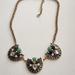 J. Crew Jewelry | J. Crew Gorgeous Blue Jeweled Necklace | Color: Blue/Gold | Size: Os