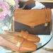 Michael Kors Shoes | Michael Michael Kors Sidney Loafer Flats Leather Acorn 7.5 | Color: Tan | Size: 7.5