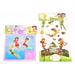 Disney Toys | 2 Lot - Tinkerbell Disney Great Fairy Rescue Fairies Toy Slide Puzzle + Stickers | Color: Red | Size: Os