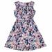 J. Crew Dresses | J. Crew Summer A-Line Skater Floral Midi Dress 00 | Color: Blue/Purple | Size: 00