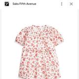Ralph Lauren Dresses | Baby Girl Red And White Floral Print Cotton Dress Ralph Lauren | Color: Red/White | Size: 6mb