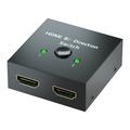 HDMI Switch 1080P HDMI Bi-direction Manual Switch 2 x 1/1 x 2 HDMI Switcher / Splitter One HDMI In Two HDMI Out Two HDMI In One HDMI Out