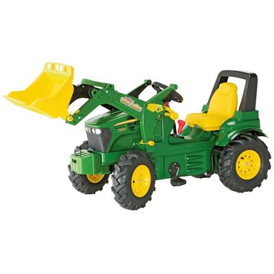 Tretfahrzeug ROLLY TOYS "John Deere 7930", grün, Tretfahrzeuge, KinderB:52,5cm H:52,5cm T:146cm, Kunststoff, Kindertraktor mit Lader und Luftbereifung, B:52,5cm H:52,5cm T:146cm Image