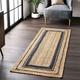 Ripaz Vouge Jute Rug Beige with Black Hand Braided Runner Area Rug For Living Room (60 x 180 Cm (2 x 6 Feet))