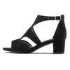 Riemchensandalette LASCANA "Sommerschuh", Damen, Gr. 39, schwarz, Obermaterial: 100% Textilmaterial. Futter: 100% Lederimitat. Decksohle: 100% Lederimitat. Laufsohle: 100% Synthetik, unifarben, modisch, Schuhe, Sandalette, Sommerschuh mit Cut-Outs...