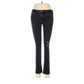 Adriano Goldschmied Jeans - Low Rise Skinny Leg Denim: Black Bottoms - Women's Size 26 - Black Wash