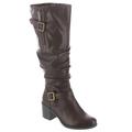 White Mountain Desirable - Womens 9.5 Brown Boot Medium