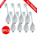 Têtes de brosse à dents pour Philips Sonicare 8 pièces pour e-series Essence Elite Advance HX9500