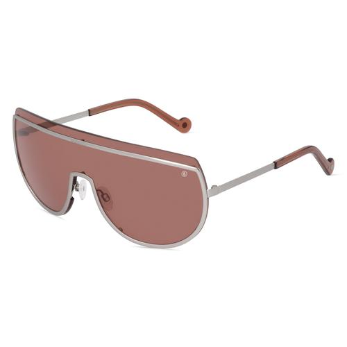 Bogner BO 7324 Unisex-Sonnenbrille Vollrand Monoscheibe Metall-Gestell, silber