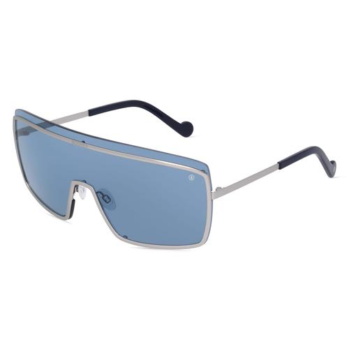 Bogner BO 7325 Unisex-Sonnenbrille Vollrand Monoscheibe Metall-Gestell, silber