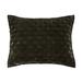 HiEnd Accents Stella Faux Silk Velvet Quilted Pillow Sham, 1PC