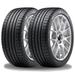 Pair of 2 Goodyear Eagle Sport All Season ROF 245/45R18 100H Tires 109093395 / 245/45/18 / 2454518 Fits: 2016-23 Chevrolet Malibu LT 2017-19 Mercedes-Benz E300 4Matic