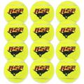 Franklin Pet Supply RSF Squeak Tennis Balls - Dog Toy Squeaks When Squeezed - 12 Pack - For Small Medium Large Dogs - Squeaker Noise