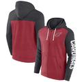 Men's Fanatics Branded Heather Cardinal Arizona Cardinals Down and Distance Full-Zip Hoodie