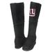 Women's Cuce Black New York Giants Suede Knee-High Boots