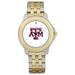 Unisex Silver/Gold Texas A&M Aggies Two-Tone Team Logo Wristwatch