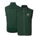 Men's Cutter & Buck Hunter Green Arnold Palmer Invitational Mainsail Sweater Knit Fleece Full-Zip Vest