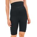 Plus Size Women's Mesh Accent High Waist Bike Short by Woman Within in Black (Size 34)