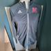 Adidas Jackets & Coats | Adidas Nebraska Athletic Track Jacket Ladies Size Medium | Color: Gray/Pink | Size: M