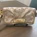 Coach Bags | Coach Ashley Large Signature Clutch Wristlet/Wallet Mini Bag | Color: Gold/Tan | Size: Os