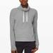 Lululemon Athletica Sweaters | Lululemon Go Forward Pullover Fleece Heathered Core Light Gray Sweater Size 6 | Color: Gray | Size: 6