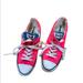 Converse Shoes | Converse Double Tongue W11 M9 Euc | Color: Blue/Pink | Size: W11 M9