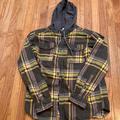 Columbia Jackets & Coats | Columbia Flannel Jacket In Plaid Of Gold, Olive, And Burgundy Size Small | Color: Gold | Size: S