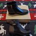 Michael Kors Shoes | Michael Kors Finley Flat Leather Booties | Color: Black/Brown | Size: 6.5