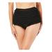 Plus Size Women's Nylon Mesh Rumba Boyshort by Amoureuse in Black (Size 10)