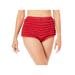 Plus Size Women's Nylon Mesh Rumba Boyshort by Amoureuse in Classic Red (Size 8)