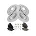 2012-2013 Volkswagen Beetle Front and Rear Brake Pad and Rotor Kit - TRQ BKA23032