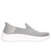 Skechers Women's Slip-ins: GO WALK Flex - Relish Slip-On Shoes | Size 8.0 | Taupe/Blue | Textile | Machine Washable