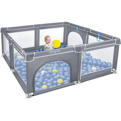 Hengmei - Laufgitter Baby Laufgitter Laufstall Absperrgitter 200x180cm Aktivitätszentrum mit