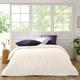 Housse de couette en percale de coton blanc 240x220 cm