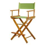 Honey Oak Frame 24-inch Counter-height Director's Chair