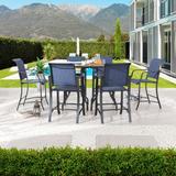 Patio Festival 6-Person Bar Height Dining Set