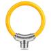 Bicycle Lock Ring Lock Anti-Theft Cable Lock Mini Bicycle Lock Yellow