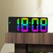 Big Holiday 50% Clear! Digital Alarm Clock With Alarm LED Bedroom Alarm Clocks Brightness Snooze USB Plug Or Powered By Battery(not Include) Gifts