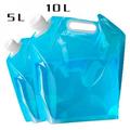 5L/10L Water Tank Outdoor Water Bags Foldable portable Drinking Camp Cooking Picnic BBQ Water Container Bag Carrier