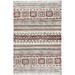 Casavani Flat Weave Kilim Geometric yoga Mat Brown Kitchen Area Rug 4x10 Feet