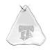 SUNY Geneseo Knights Primary Logo 3.25'' x 3.75'' Glass Tree Ornament