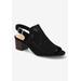 Women's Emmalyn Sandals by Bella Vita in Black Suede Leather (Size 7 1/2 M)
