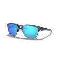 Oakley Thinlink Sunglasses Dark Gray Frame Sapphire Iridium Lens OO9316-04