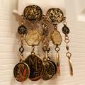 Free People Jewelry | Free People Boho Coin Gold Dangle Earrings | Color: Gold | Size: Os