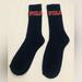 Polo By Ralph Lauren Underwear & Socks | Black Ralph Lauren Athletic Socks Polo Written In Red Outlined In White | Color: Black/Red | Size: Os