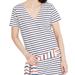 Madewell Dresses | Madewell Striped T-Shirt Dress - Size M | Color: Blue/White | Size: M