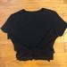 Lululemon Athletica Tops | Lululemon Wrap Top | Color: Black | Size: 6